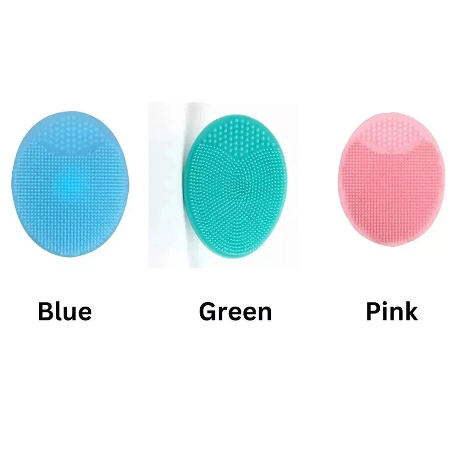 3 Pack Silicone Face Scrubber Massager Brush. KK Labib