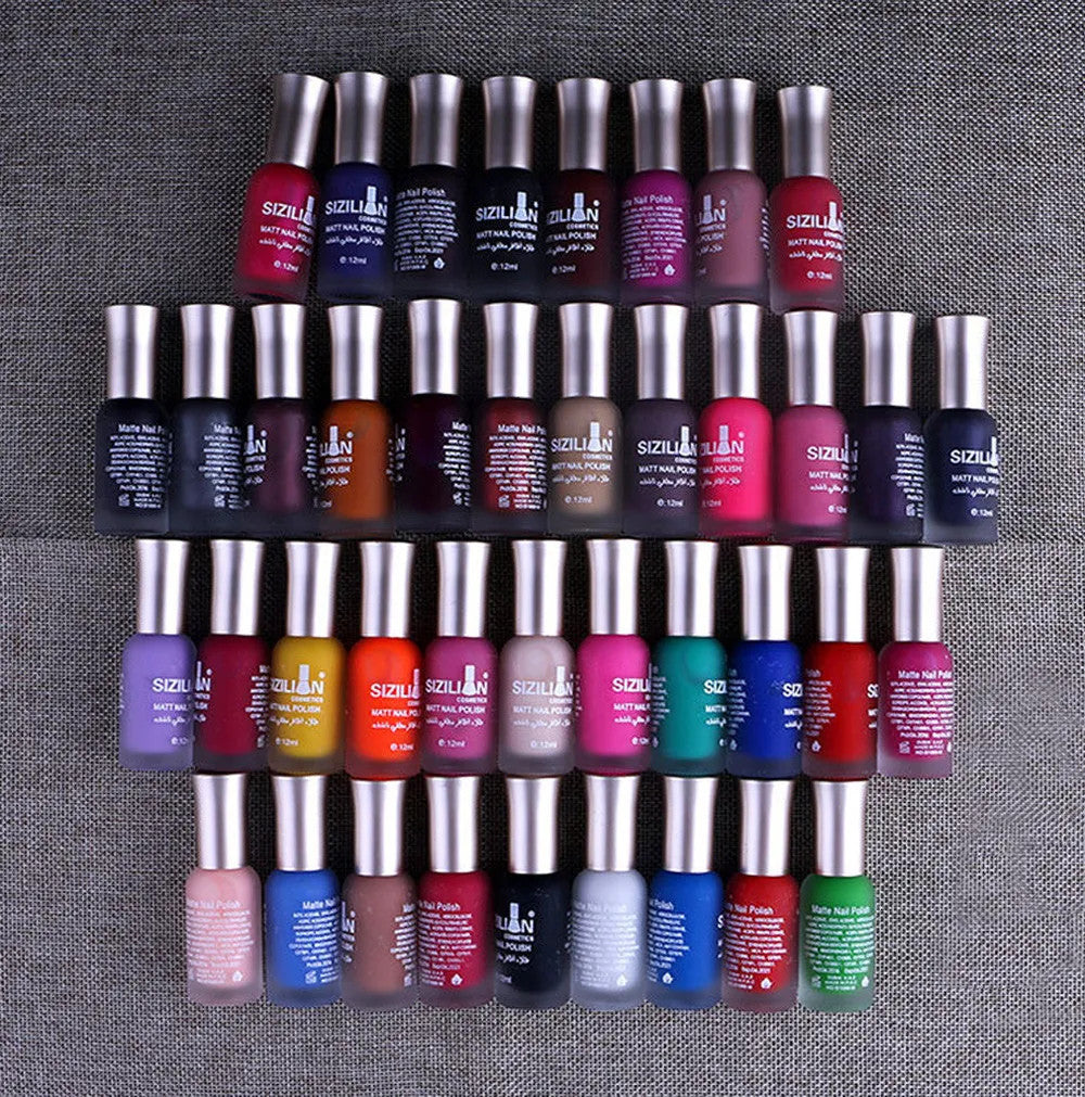 Super Shine Matte Dull Nail Polish Fast Dry Soak Off Nail Art Nail Gel Polish UK