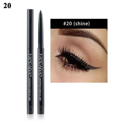 Waterproof Matte Liquid Eyeliner 20 Colors Pen Long Lasting Eye Makeup HANDAIYAN