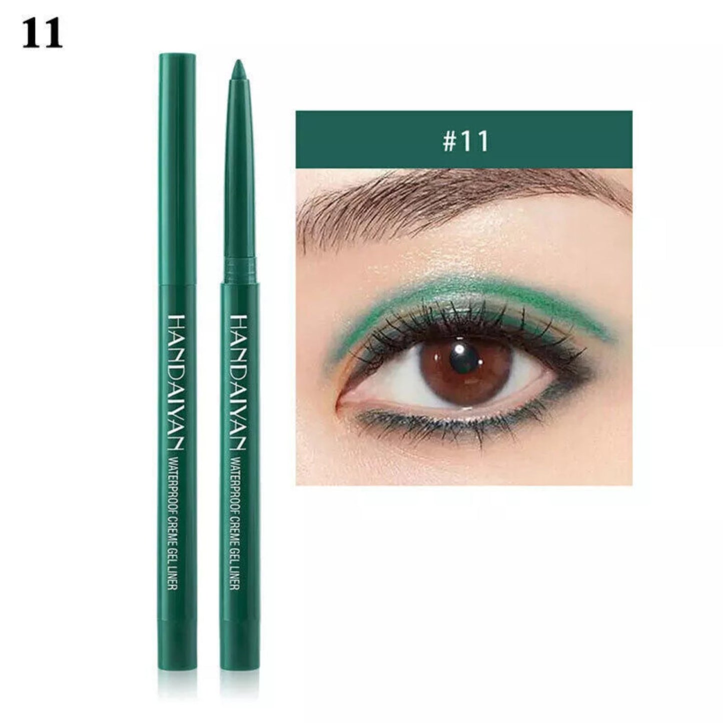 Waterproof Matte Liquid Eyeliner 20 Colors Pen Long Lasting Eye Makeup HANDAIYAN