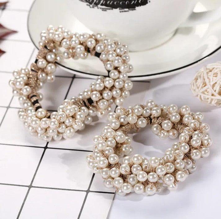 Elastic Pearl Headdress Hair Band