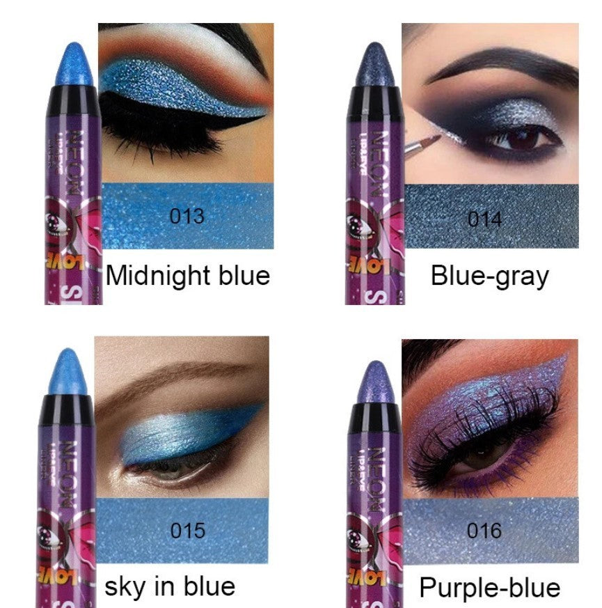 Smooth Blend able Beauty Cosmetic Tool Eyeshadow & Lipstick Pen 2 in 1 Dual Gift