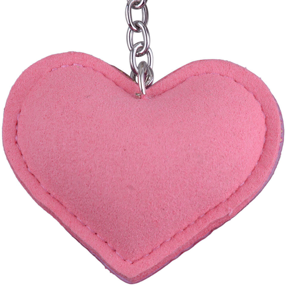 Heart Crystal Rhinestone Keyring