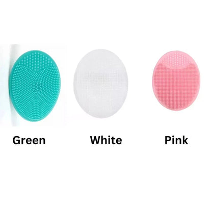 3 Pack Silicone Face Scrubber Massager Brush. KK Labib