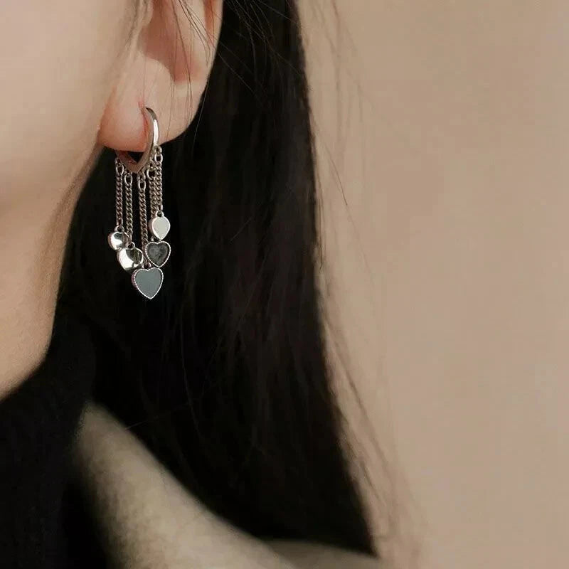 Heart Tassel Earrings KK Labib
