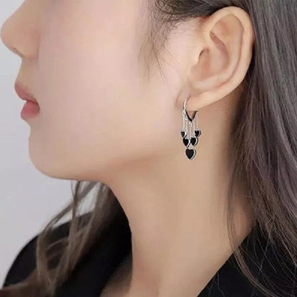 Heart Tassel Earrings KK Labib