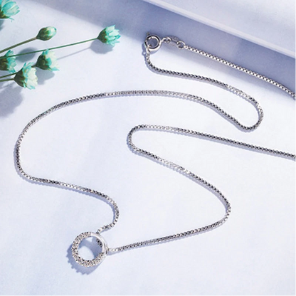 Zircon round pendant necklace KK Labib