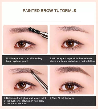 DNM Double-Ended Dual-Purpose Eyebrow Pencil KK Labib