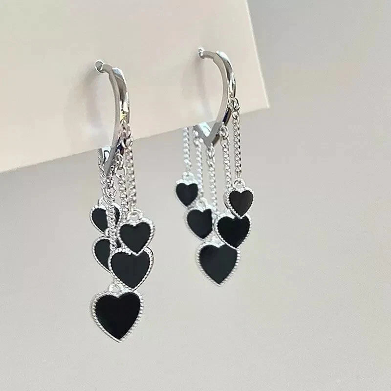 Heart Tassel Earrings KK Labib