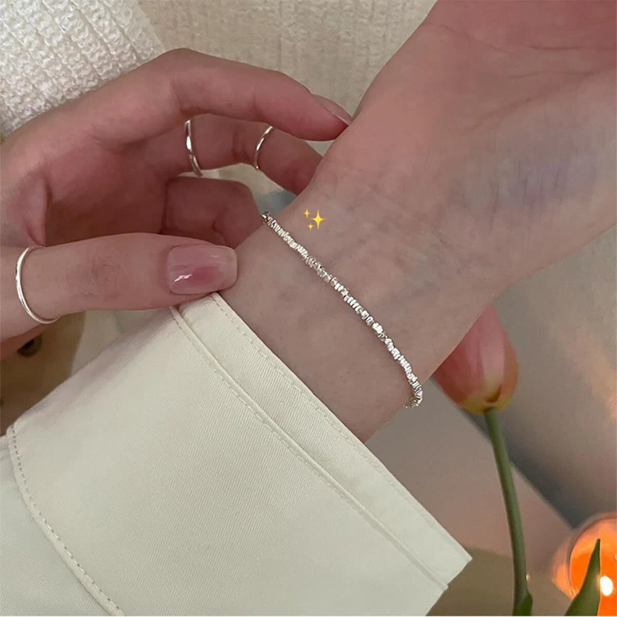 Imitation Pearl Thin Bracelet KK Labib