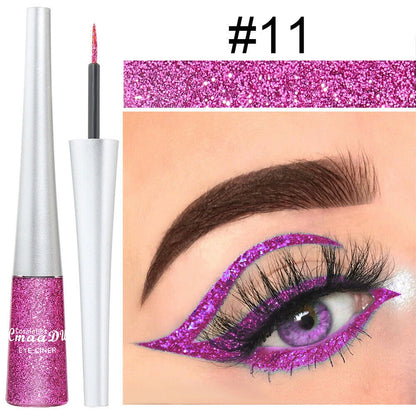 Cmaa Du Long Wear Glitter Liquid Eyeliner