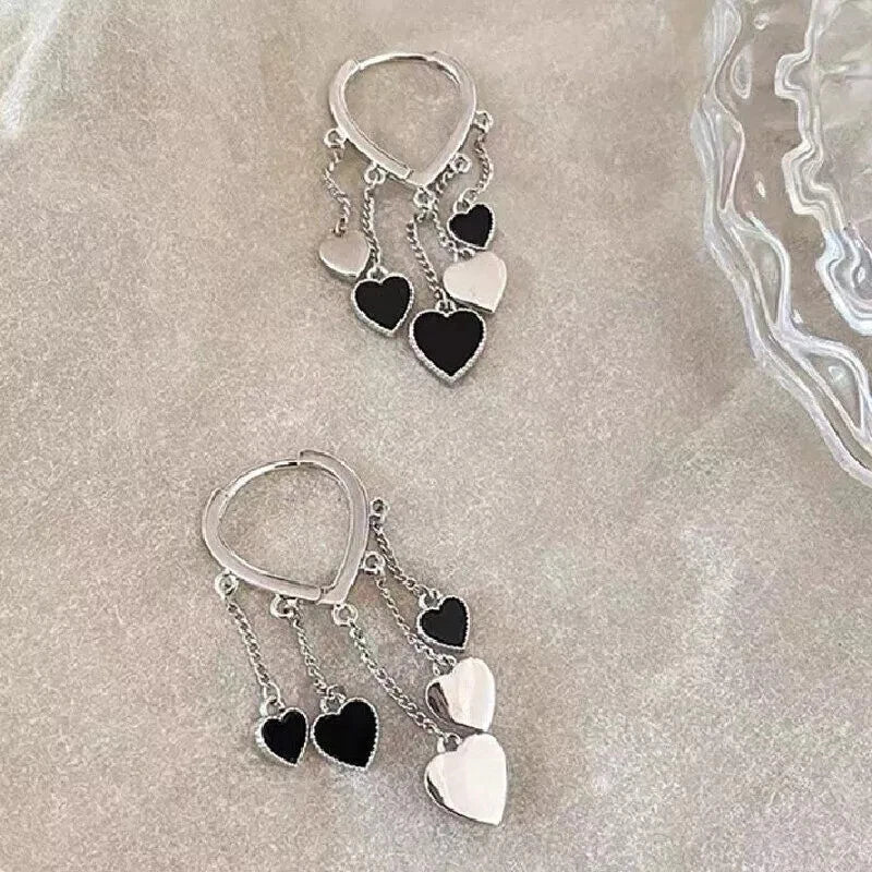 Heart Tassel Earrings KK Labib