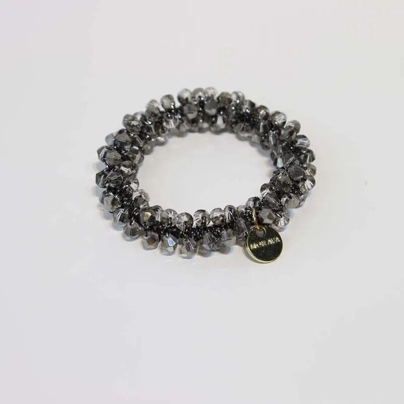 Crystal Pearl Elastic Rope Ponytail Hair Band