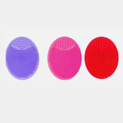 3 Pack Silicone Face Scrubber Massager Brush. KK Labib