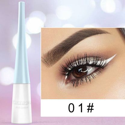 Waterproof Liquid Eyeliner Beauty Matte Glitter Pen Pencil Makeup 33 Colors UK