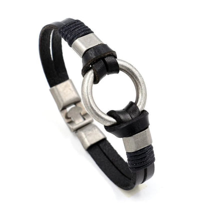 Mens Leather Bracelet