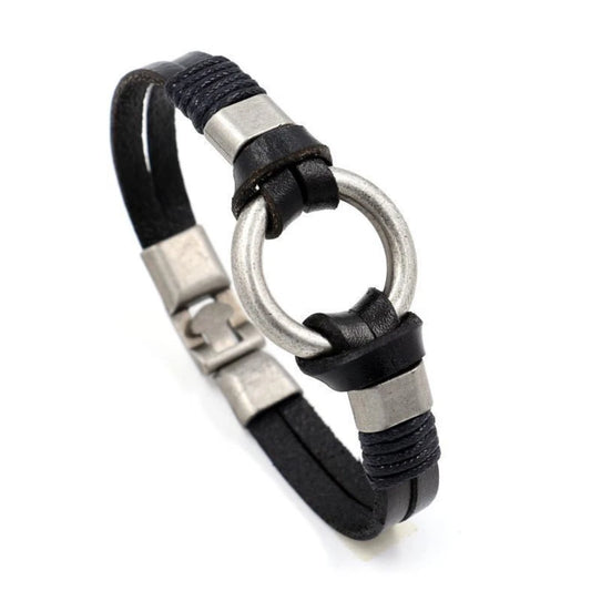 Mens Leather Bracelet