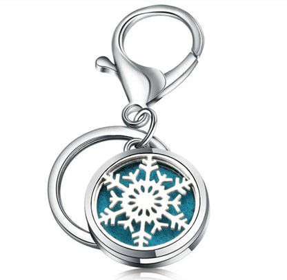 Perfume Oil Diffuser Locket Keychain