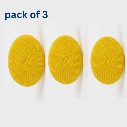 3 Pack Silicone Face Scrubber Massager Brush. KK Labib