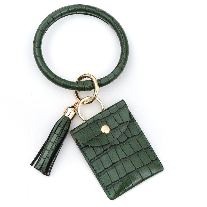 Leather Bag Holder Keyring