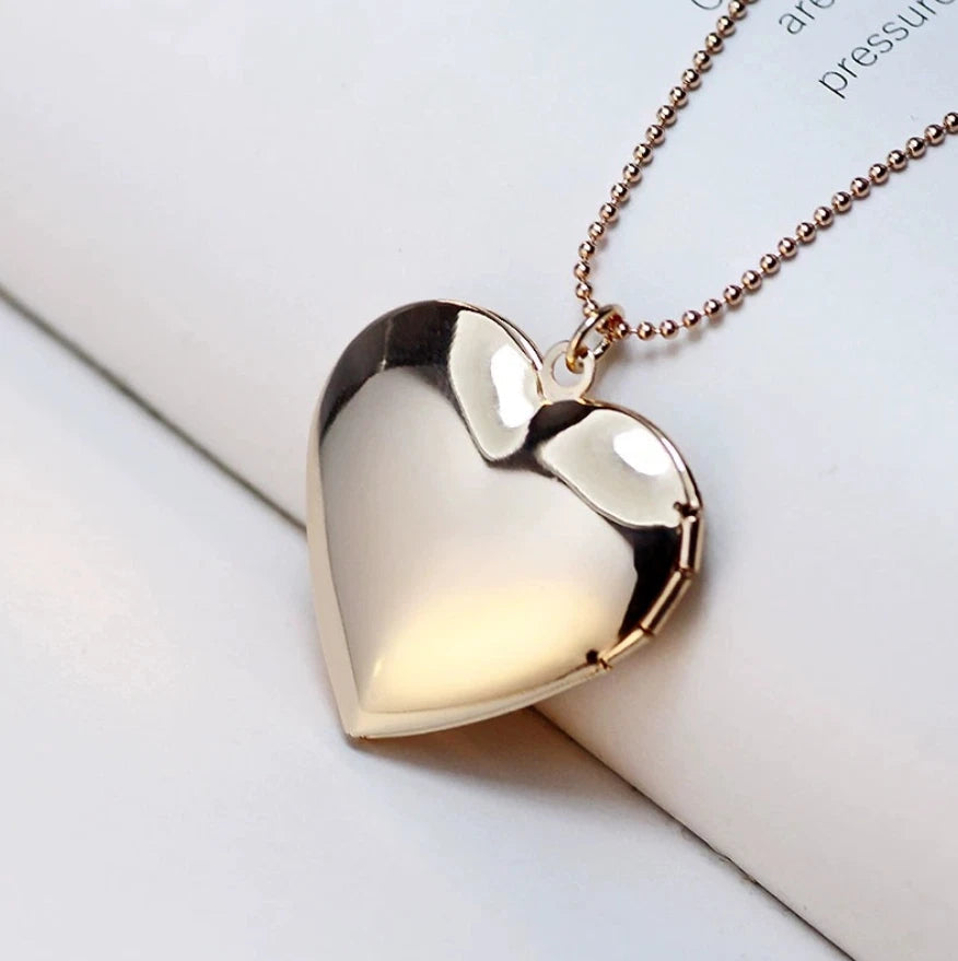 925 Heart Picture Pendant Necklace KK Labib