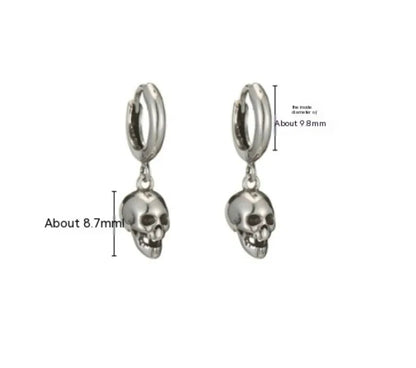 European And American Skull Earrings KK Labib