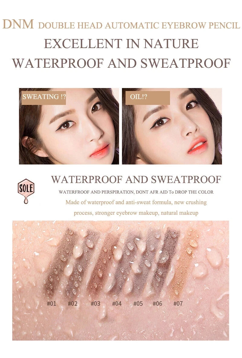 DNM Double-Ended Dual-Purpose Eyebrow Pencil KK Labib