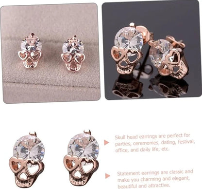 Ghost Head Stud Earrings KK Labib