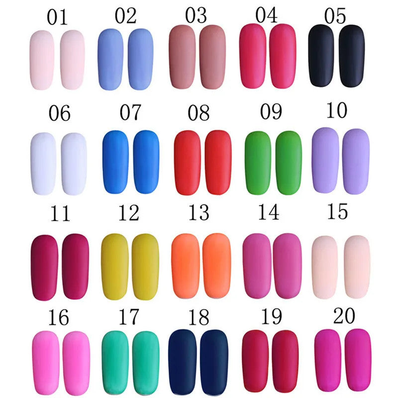 Super Shine Matte Dull Nail Polish Fast Dry Soak Off Nail Art Nail Gel Polish UK