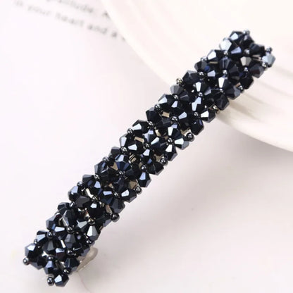 Barrette Fashion Girl Crystal Swan Hair Clip