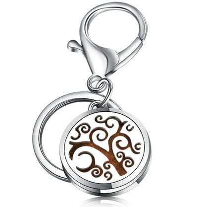 Perfume Oil Diffuser Locket Keychain