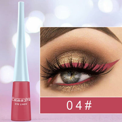 Waterproof Liquid Eyeliner Beauty Matte Glitter Pen Pencil Makeup 33 Colors UK