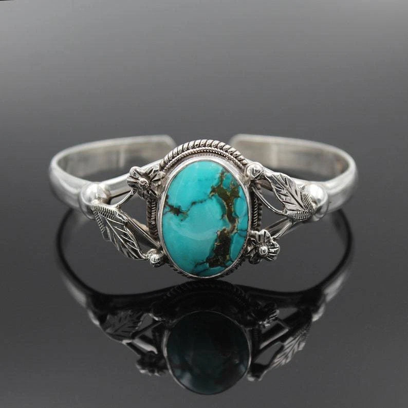 Turquoise Retro Open Cuff Antique Bracelet