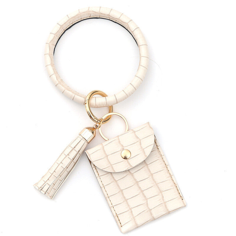 Leather Bag Holder Keyring