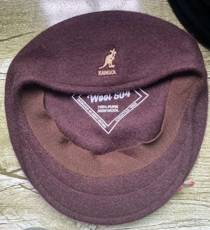 Kangol Woolen And Mesh Beret Artist Caps