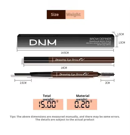 DNM Double-Ended Dual-Purpose Eyebrow Pencil KK Labib