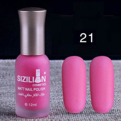 Super Shine Matte Dull Nail Polish Fast Dry Soak Off Nail Art Nail Gel Polish UK
