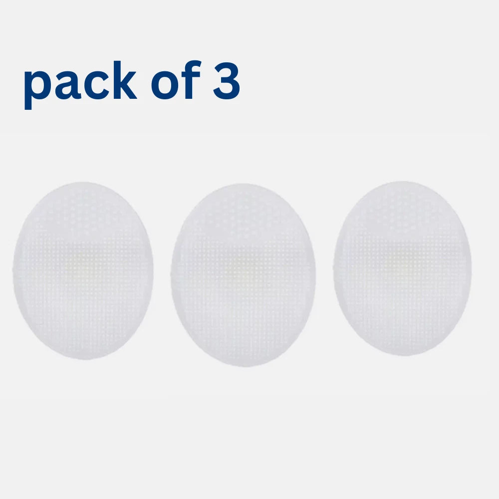 3 Pack Silicone Face Scrubber Massager Brush. KK Labib