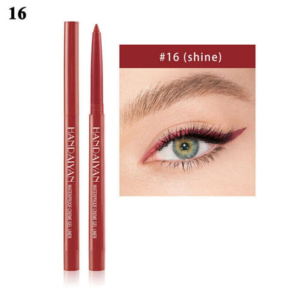Waterproof Matte Liquid Eyeliner 20 Colors Pen Long Lasting Eye Makeup HANDAIYAN