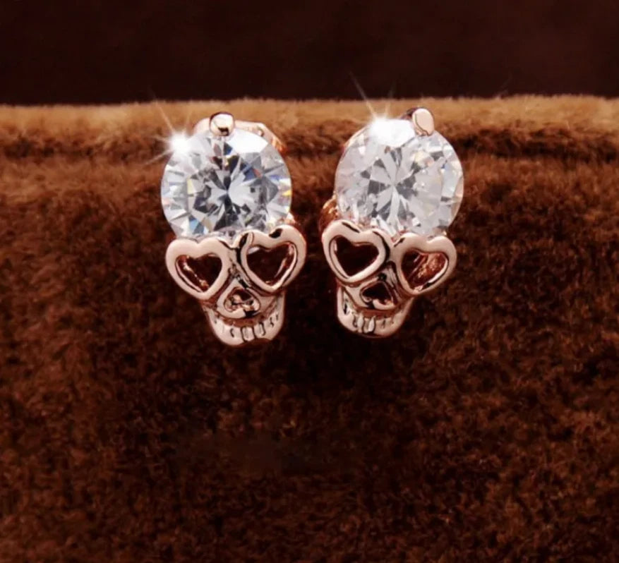 Ghost Head Stud Earrings KK Labib