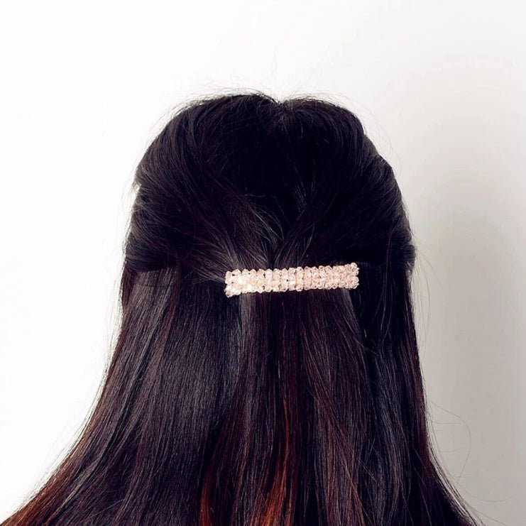 Barrette Fashion Girl Crystal Swan Hair Clip