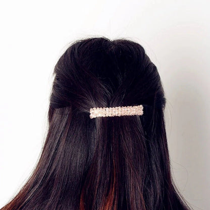 Barrette Fashion Girl Crystal Swan Hair Clip