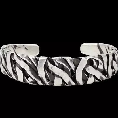 Retro Cuff Bracelet Thai Handmade Bangle