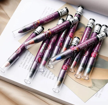 Smooth Blend able Beauty Cosmetic Tool Eyeshadow & Lipstick Pen 2 in 1 Dual Gift