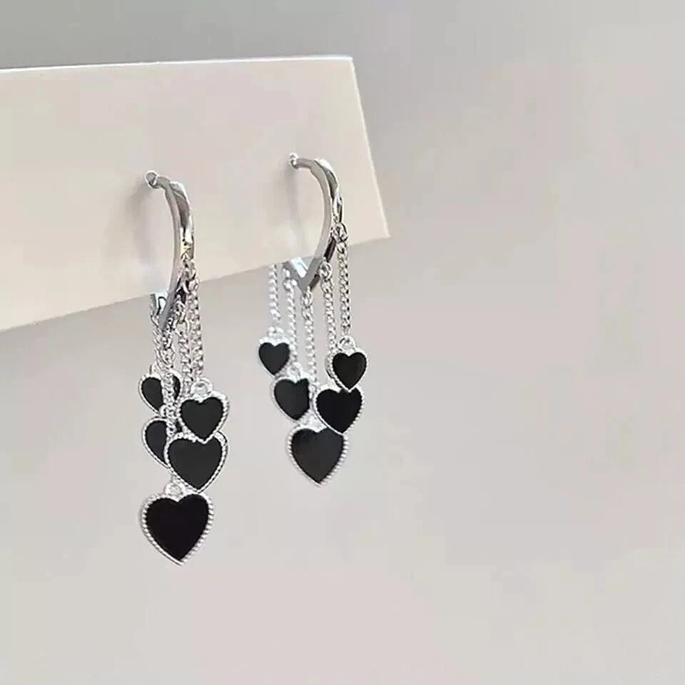 Heart Tassel Earrings KK Labib