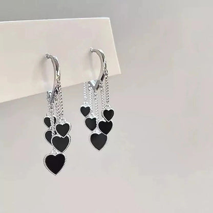 Heart Tassel Earrings KK Labib
