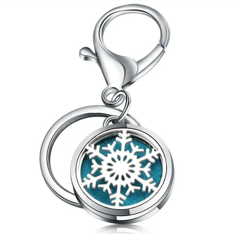 Perfume Oil Diffuser Locket Keychain
