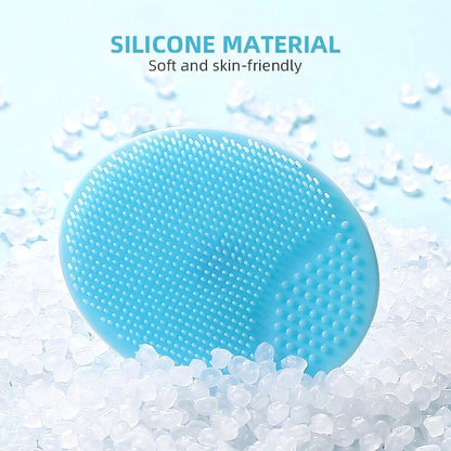 3 Pack Silicone Face Scrubber Massager Brush. KK Labib