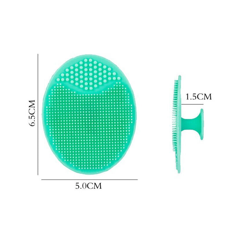 3 Pack Silicone Face Scrubber Massager Brush. KK Labib