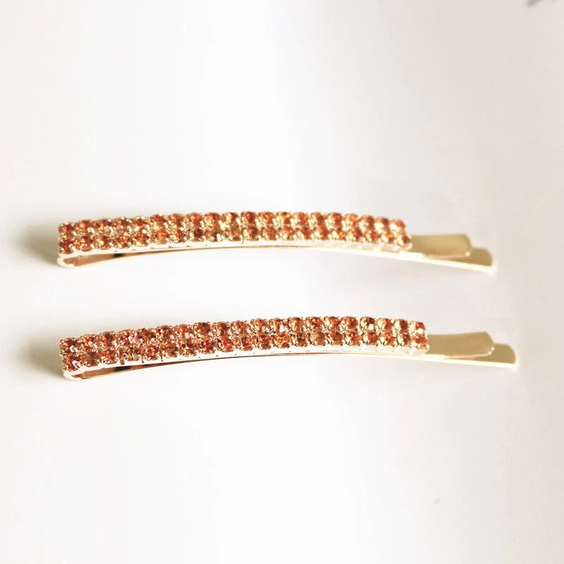 Barrette Fashion Girl Crystal Swan Hair Clip